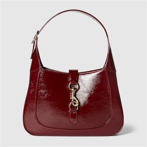 gucci jackie small shoulder bag rosso ancora